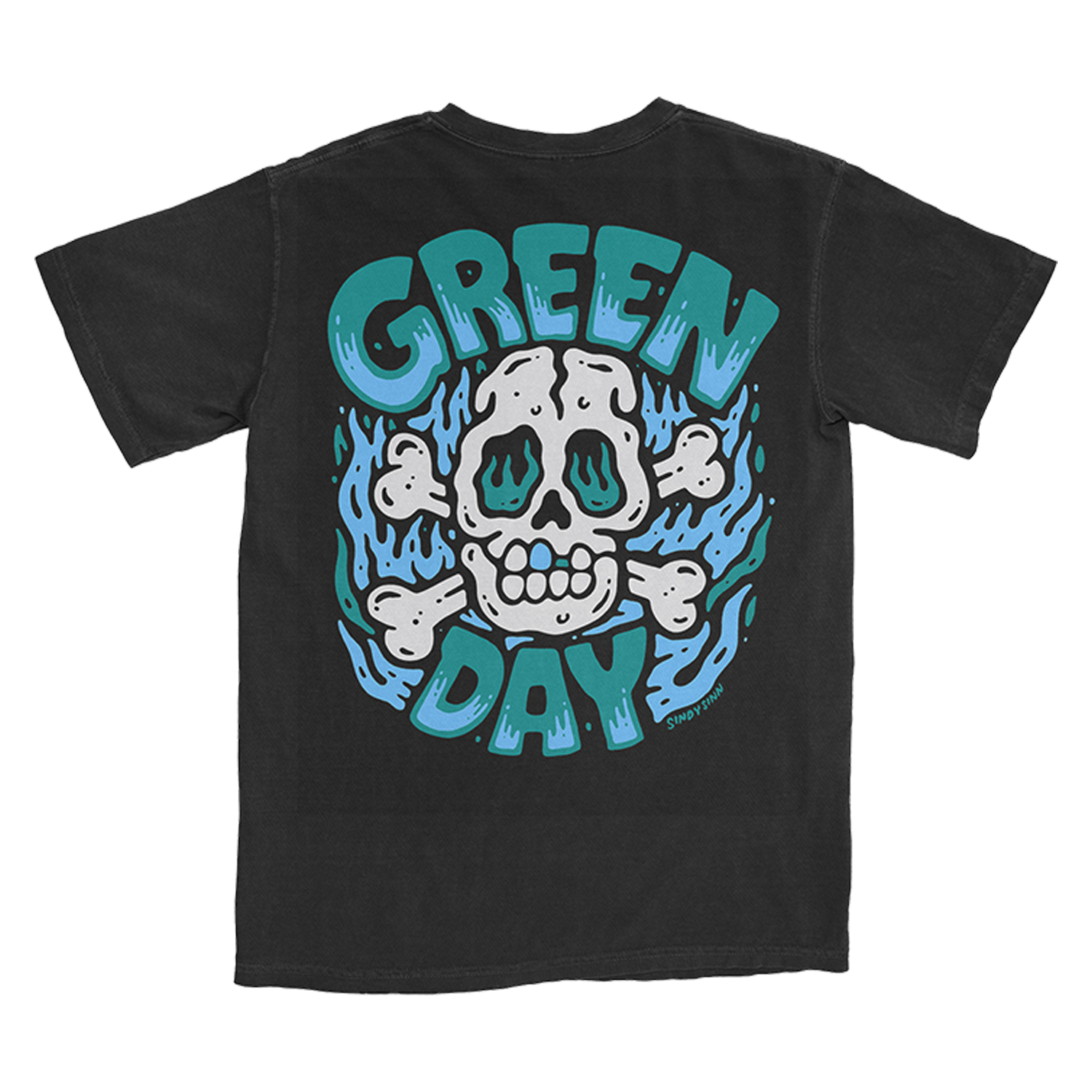 Blue Skull T-Shirt – Green Day
