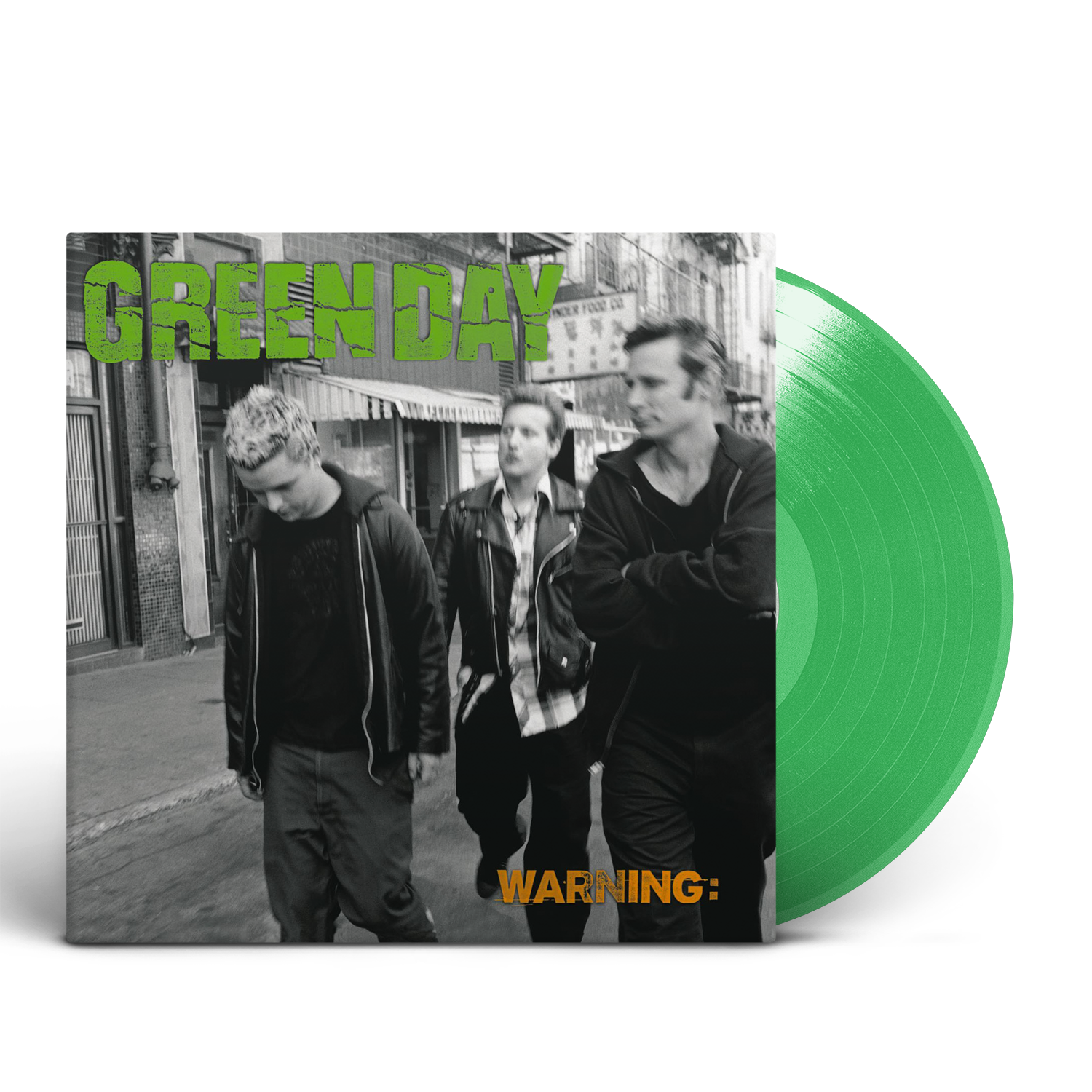 Warning Green Vinyl LP – Green Day Warning Green Vinyl LP – Green Day