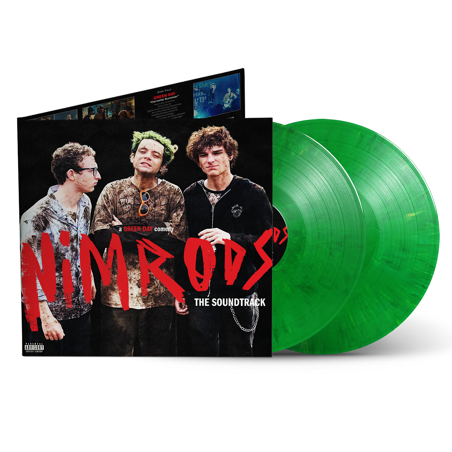 Nimrods Original Soundtrack Fred's Hair Green Vinyl 2LP – Green Day