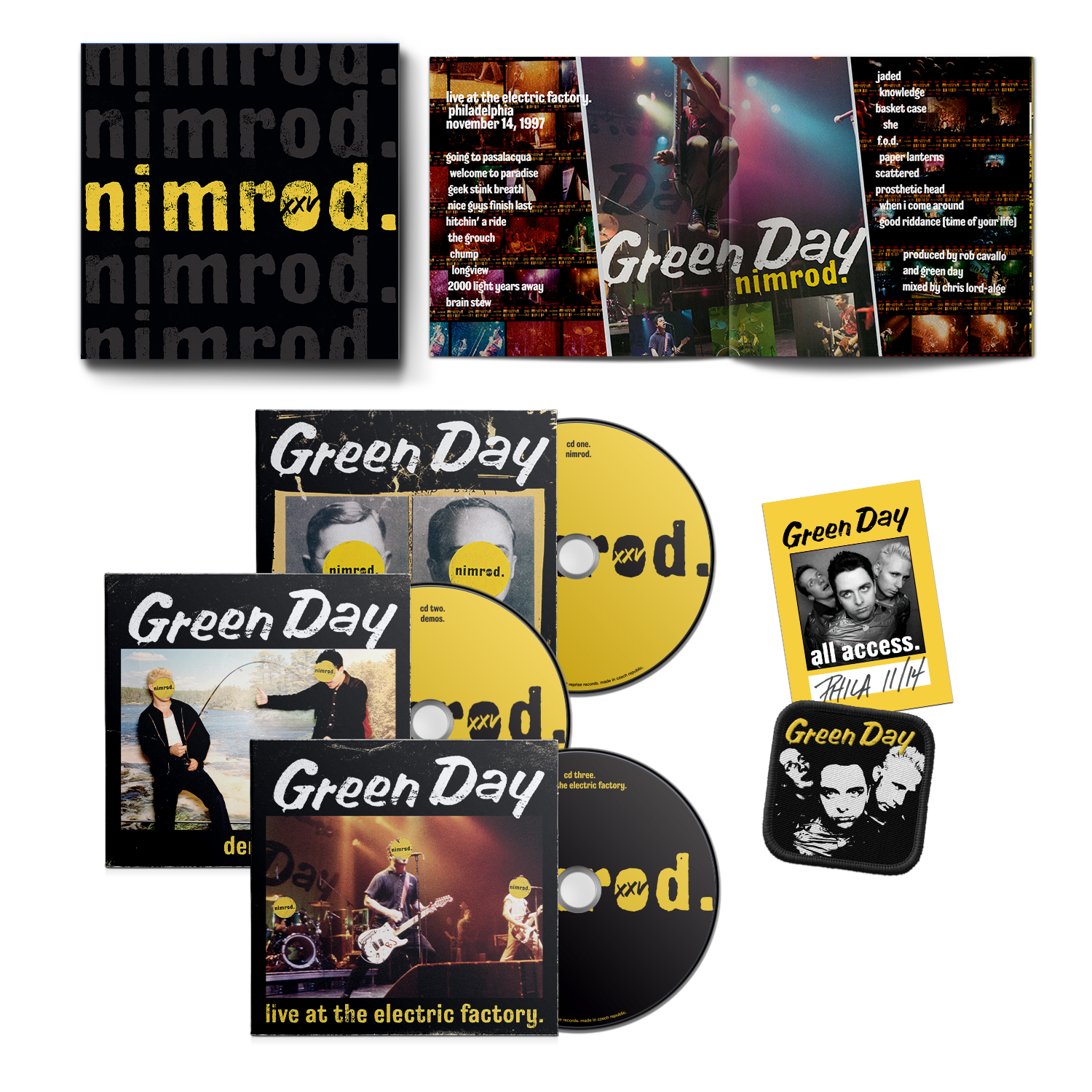 Nimrod XXV 3CD – Green Day Nimrod XXV 3CD – Green Day