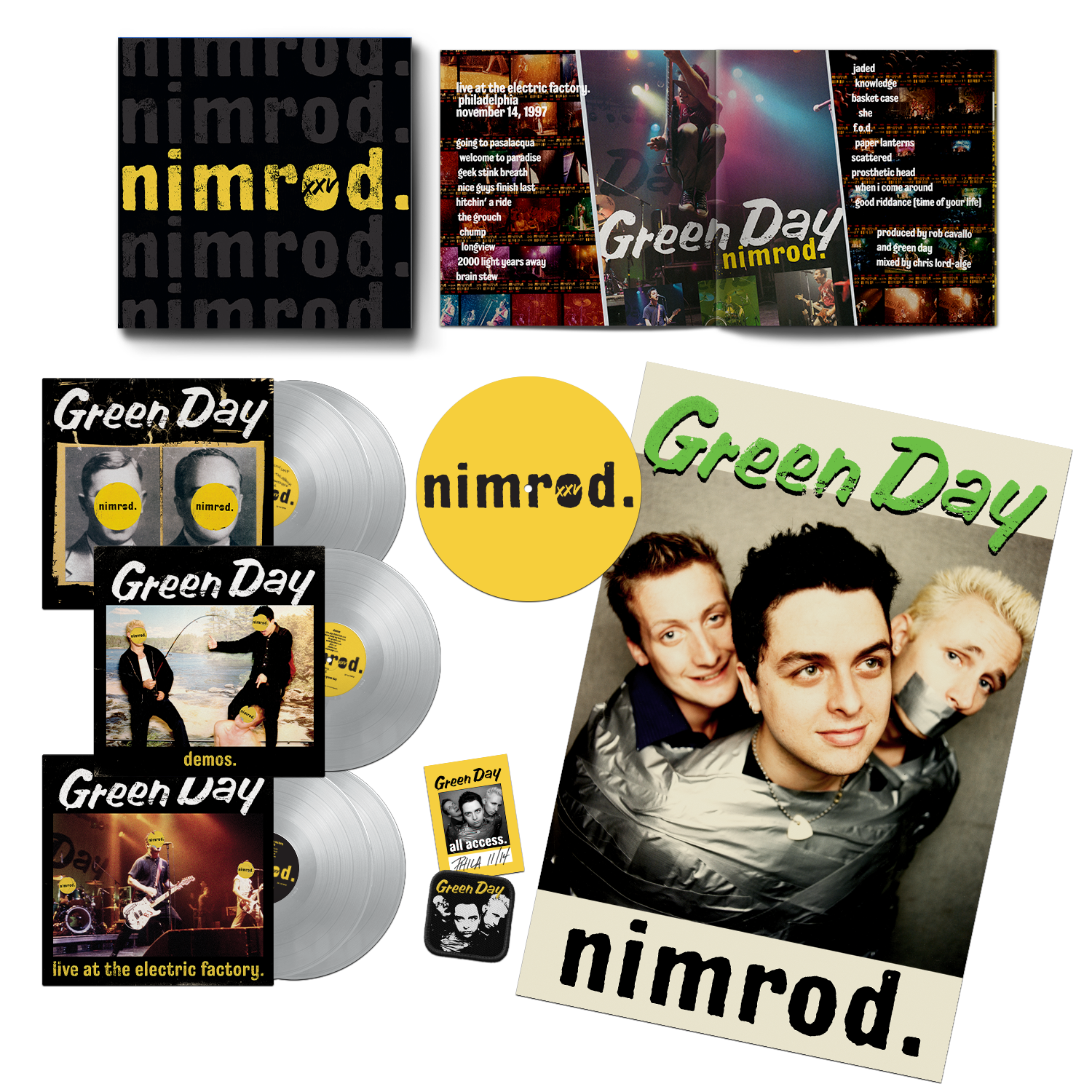 LP】Green Day / nimrod. レコード LP】Green Day / nimrod. レコード