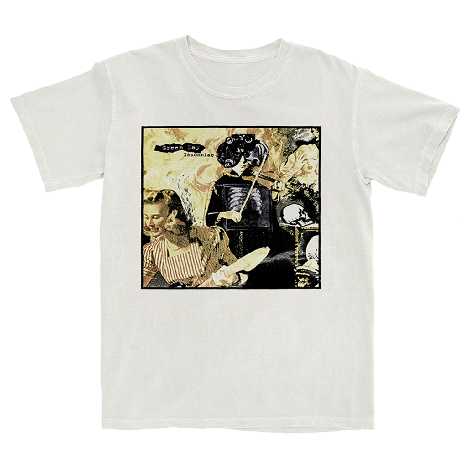 Vintage Insomniac Cover T-Shirt – Green Day