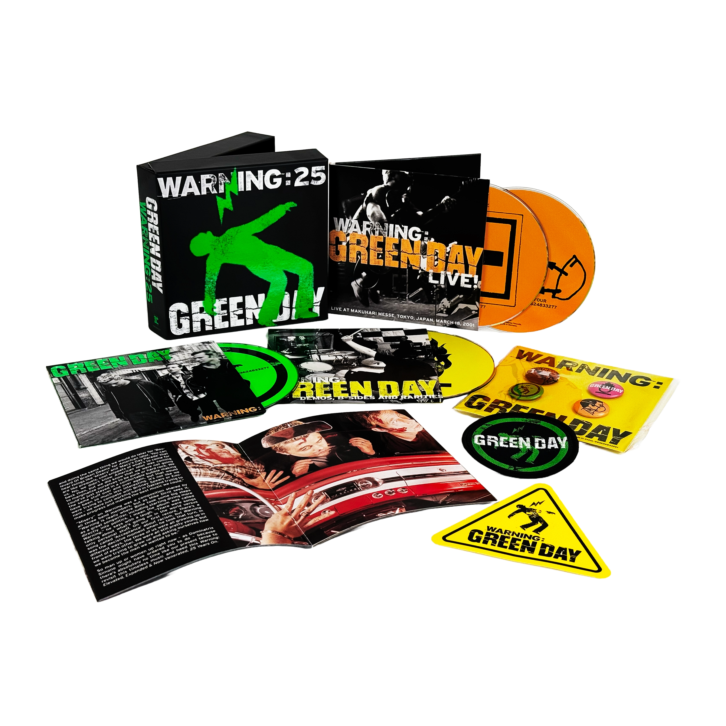 Warning 25th Anniversary Deluxe Edition CD – Green Day