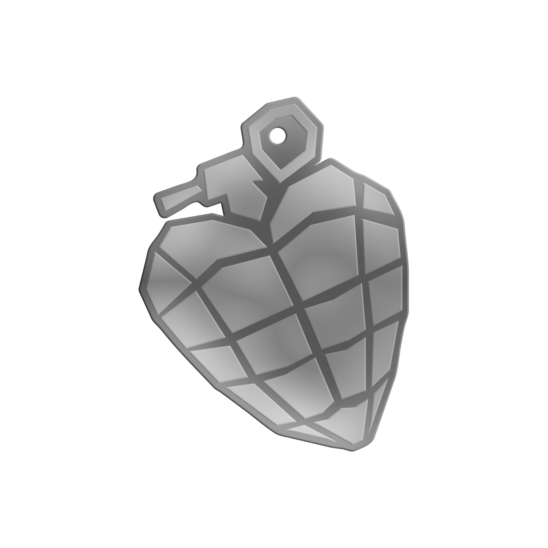 Heart Grenade Ornament – Green Day