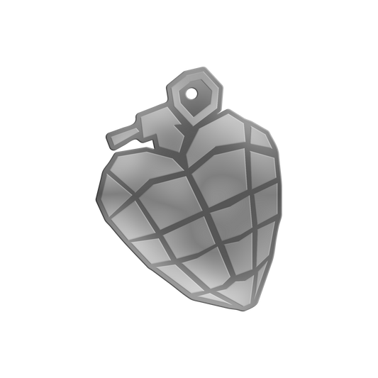 Heart Grenade Ornament