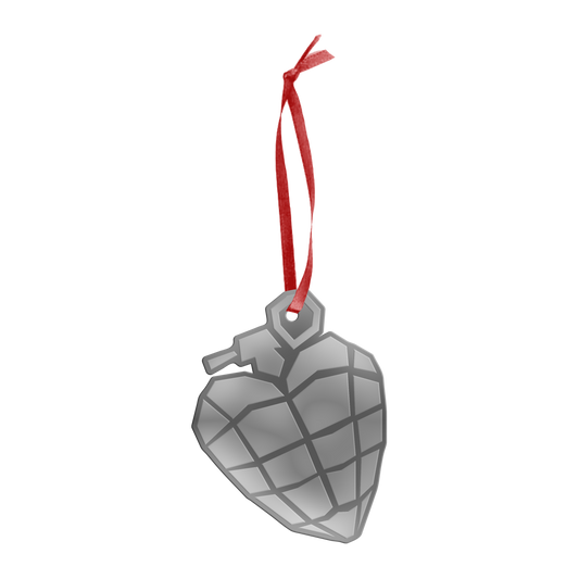 Heart Grenade Ornament