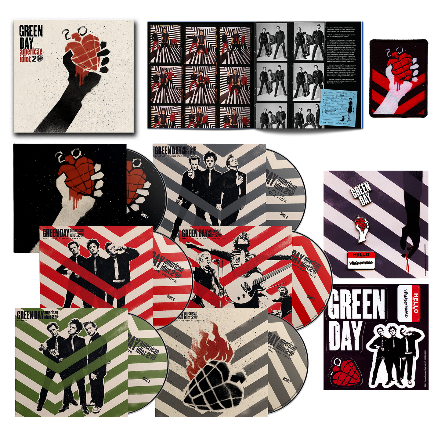 アメリカン・イディオット:20周年記念デラックス・エディション American Idiot (20th Anniversary) Deluxe Edition CD – Green Day