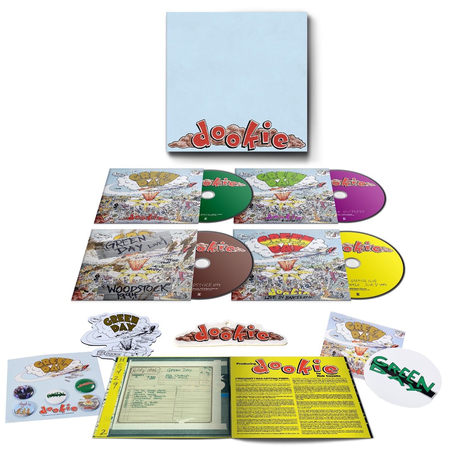 Dookie Ropes Dookie 30th Anniversary 4CD – Green Day