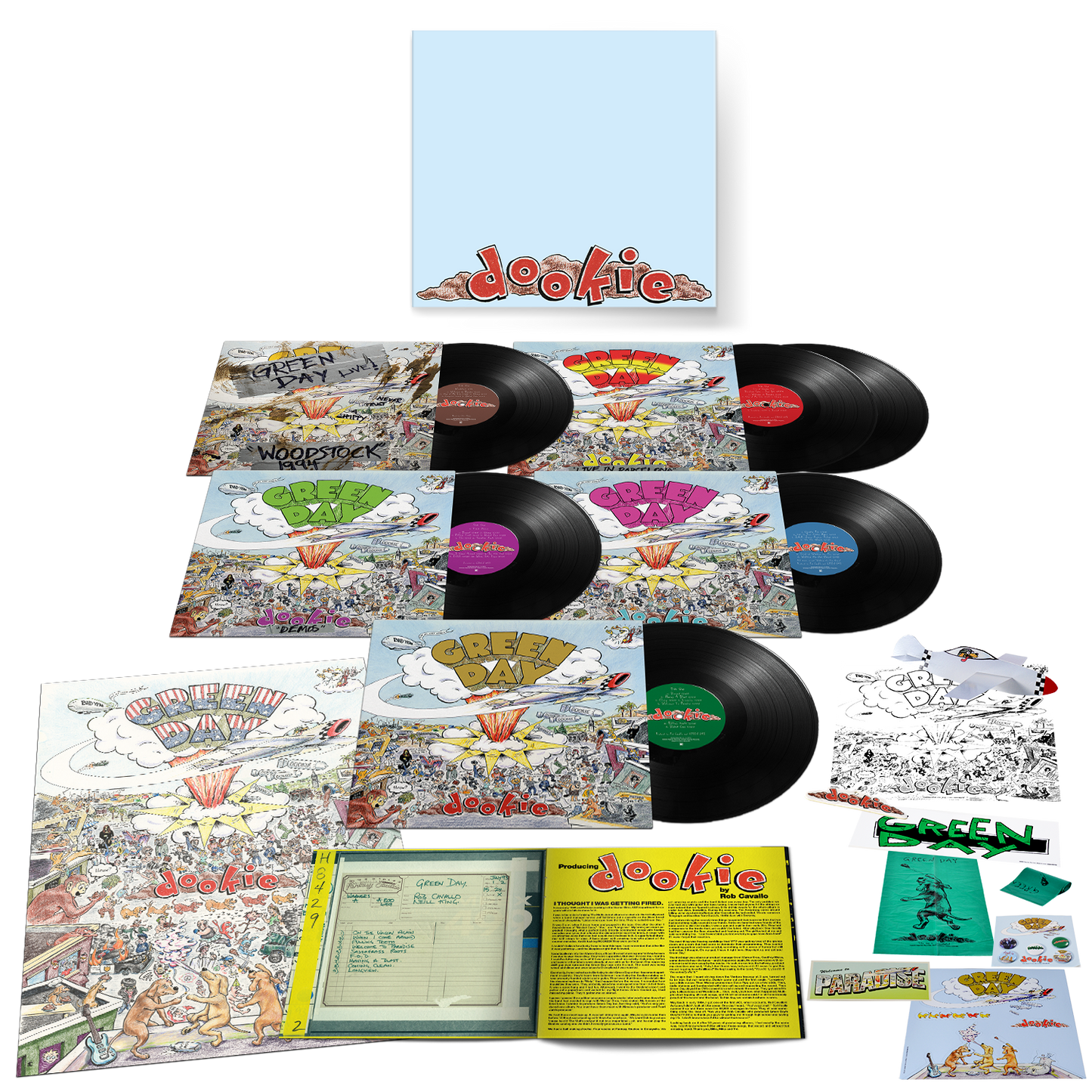 Dookie 30th Anniversary Black Vinyl Box Set – Green Day Dookie 30th Anniversary Black Vinyl Box Set – Green Day