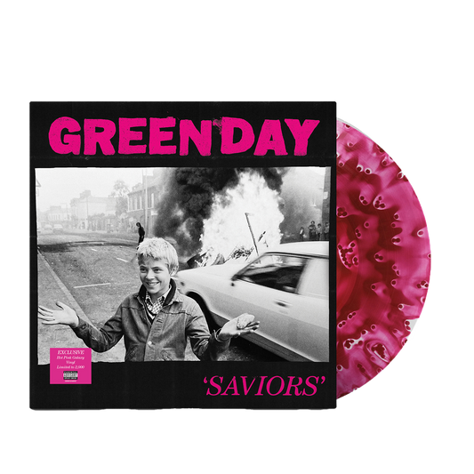 SAVIORS Lt Ed Store Exclusive Clear w Hot Pink Galaxy Vinyl LP