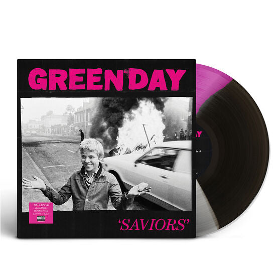 SAVIORS Lt Ed Store Exclusive Tricolor Black White Hot Pink Vinyl LP