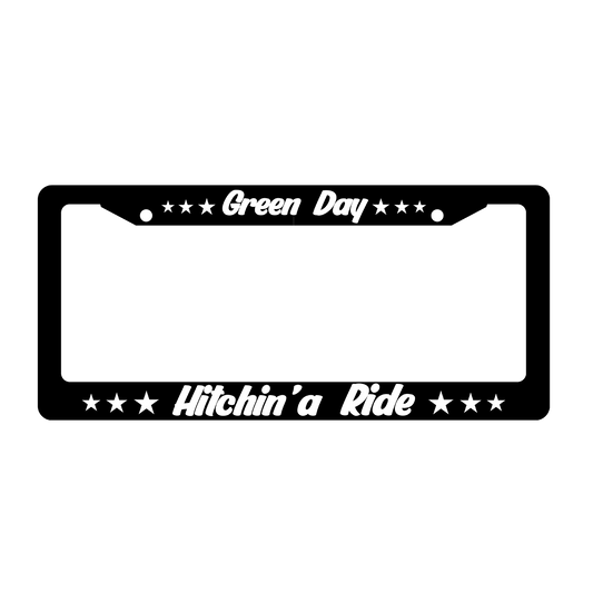 Hitchin' A Ride License Plate Frame