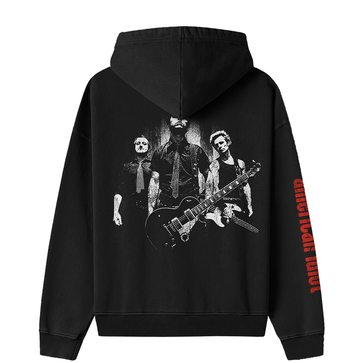 American Idiot Photo Back Zip Hoodie Green Day