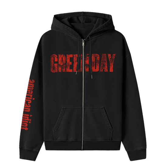 American Idiot Photo Back Zip Hoodie