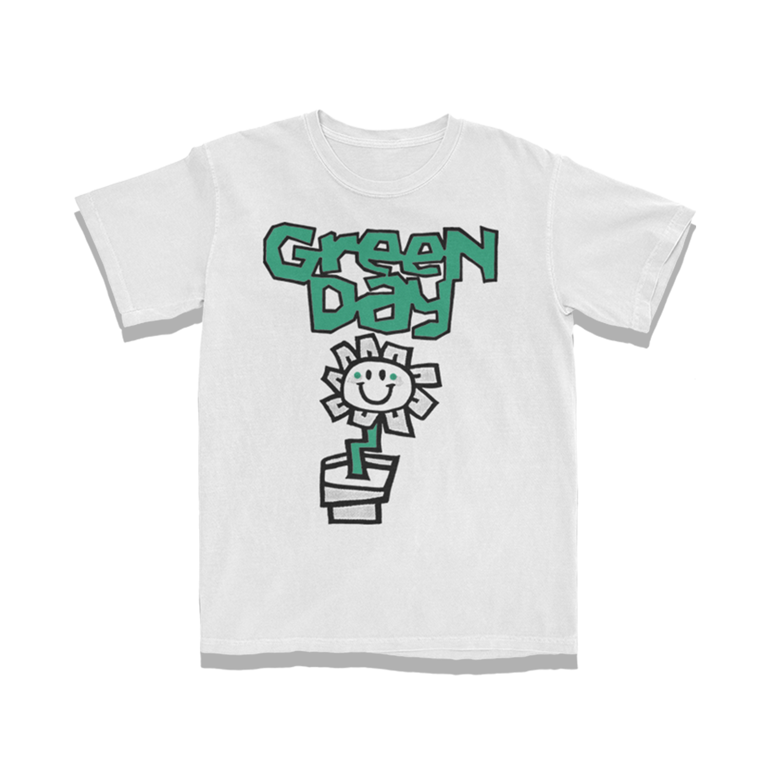 Green Day Kerplunk Tシャツ Kerplunk Flower Tracklist T-Shirt – Green Day