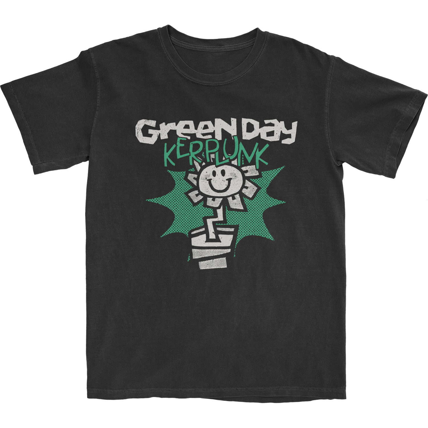 Kerplunk Vintage Flower T-Shirt – Green Day