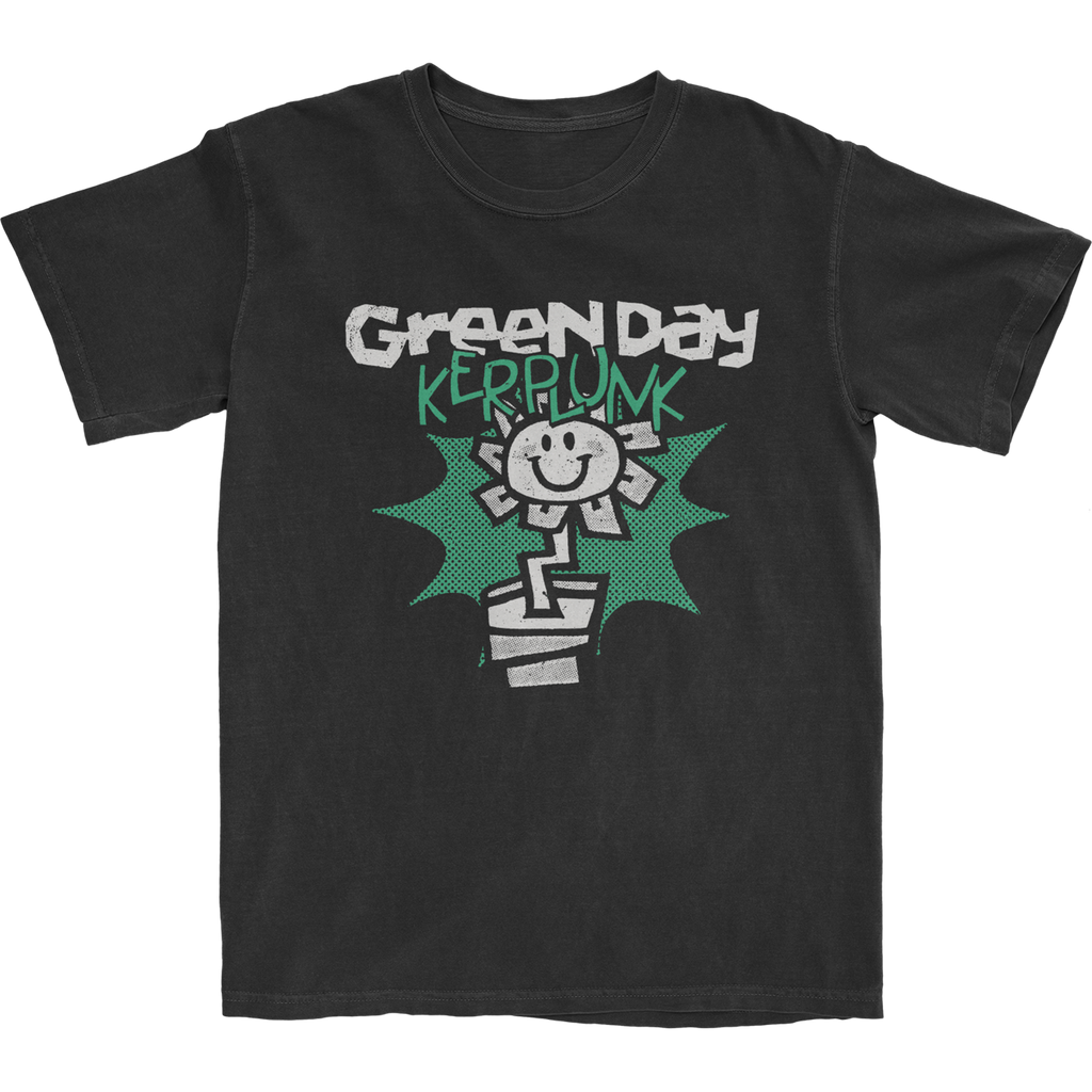 Kerplunk Vintage Flower T-Shirt – Green Day Kerplunk Vintage Flower T-Shirt – Green Day
