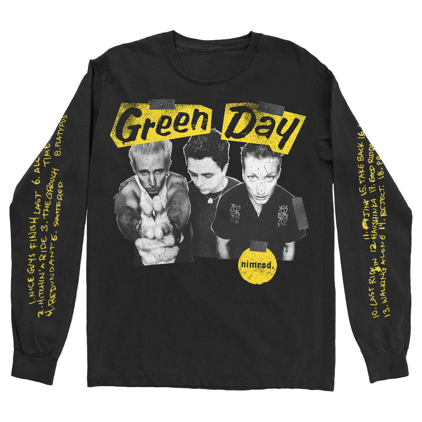 Green day nimrod t shirt hot sale