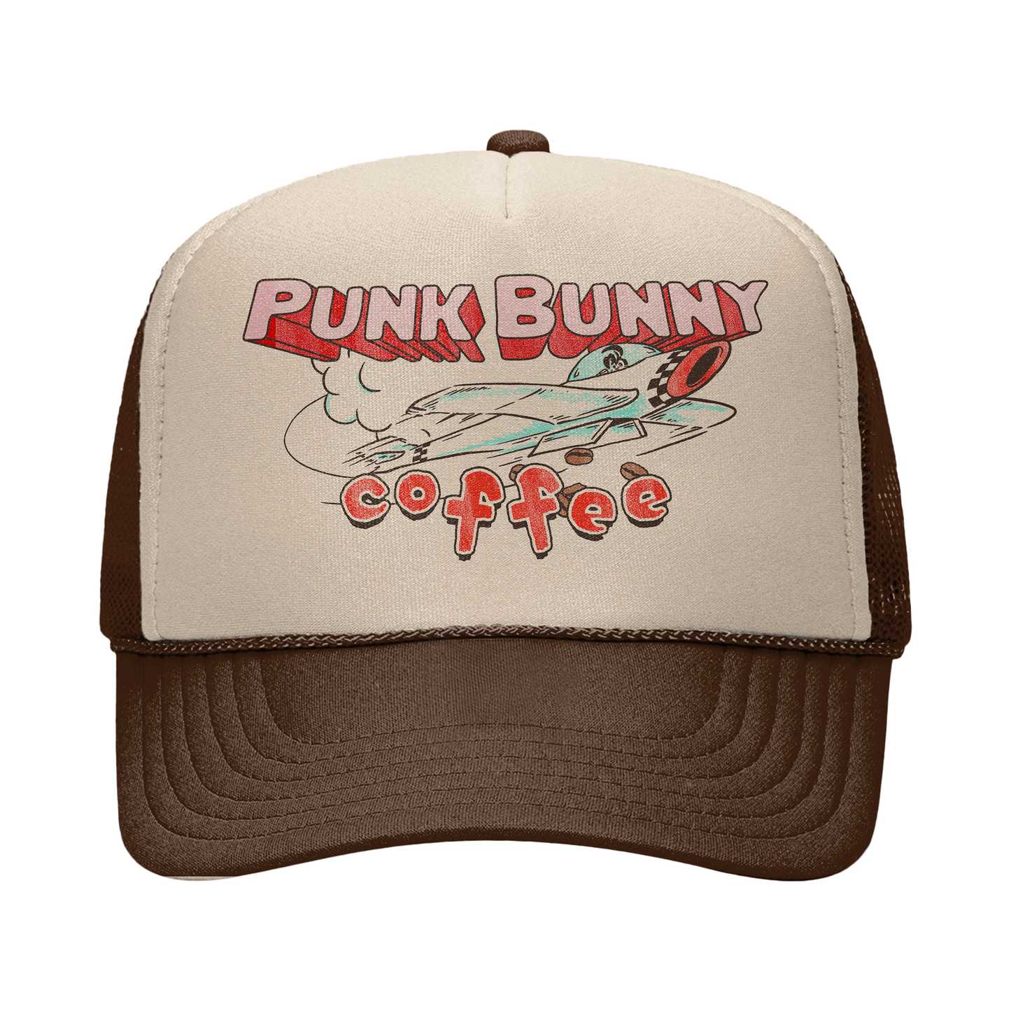 Punk Bunny Coffee Dookie Trucker Hat