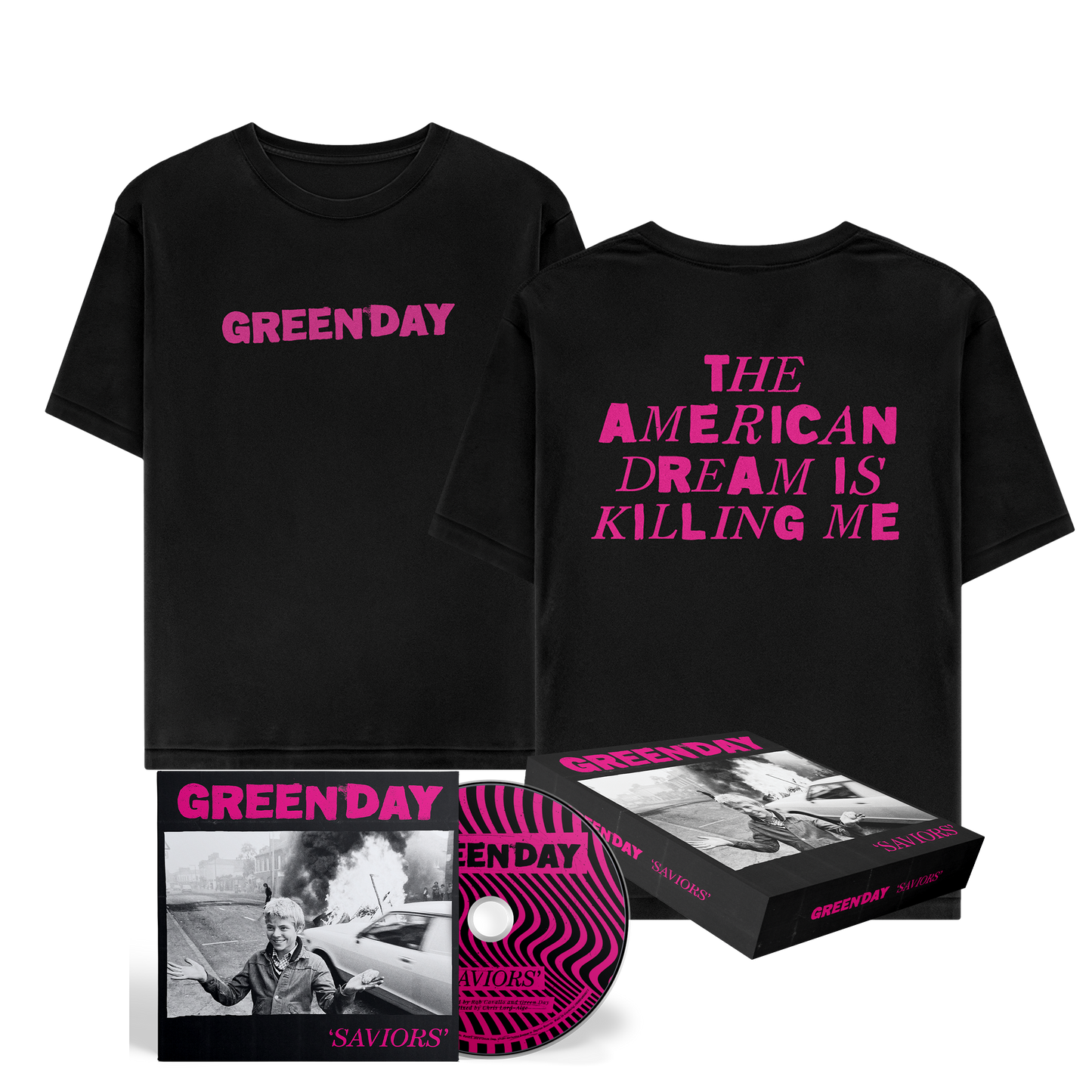 SAVIORS American Dream Shirt + CD Box Set