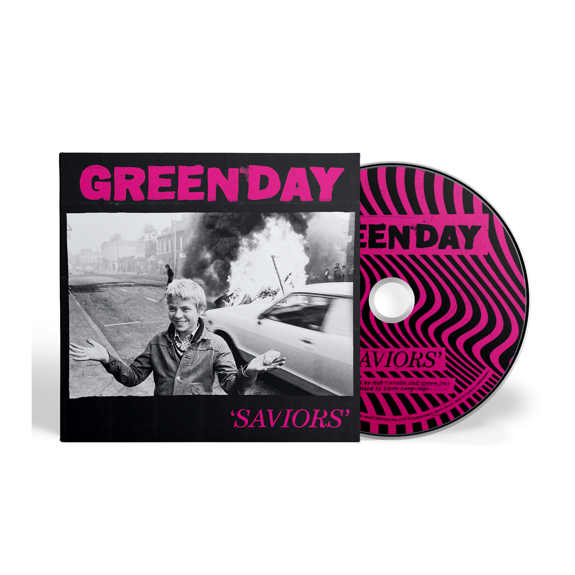 SAVIORS Shirt + CD Box Set – Green Day