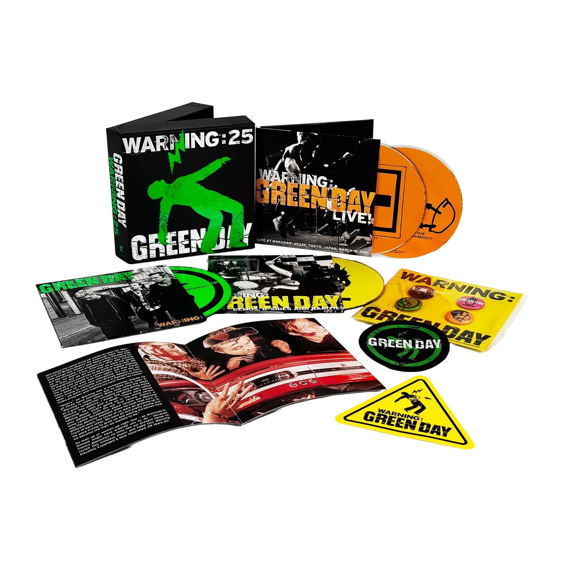 Warning 25th Anniversary Deluxe Edition CD – Green Day Warning 25th Anniversary Deluxe Edition CD – Green Day