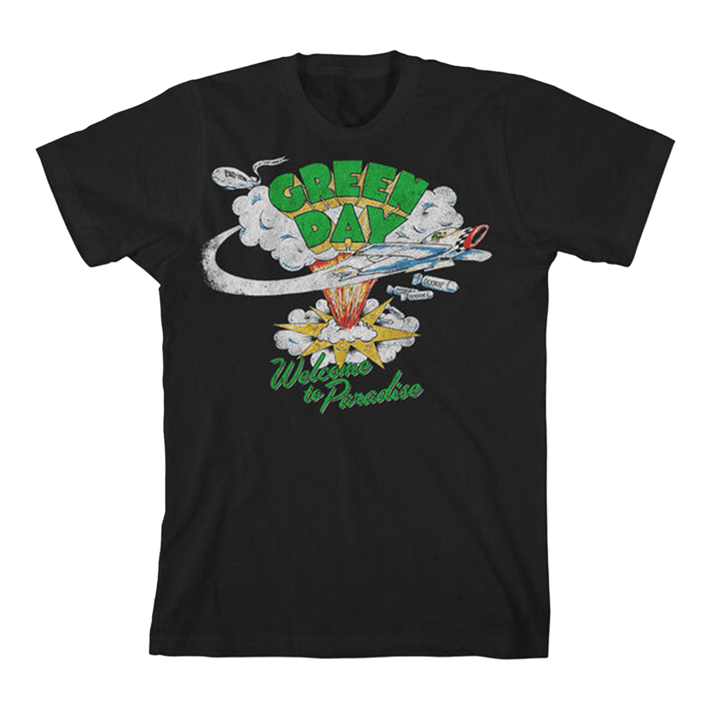 Welcome To Paradise T-Shirt – Green Day Welcome To Paradise T-Shirt – Green Day