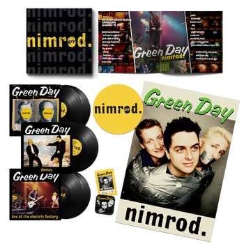 Green Day Minority 7 GREEN VINYL Record! non warning lp live b