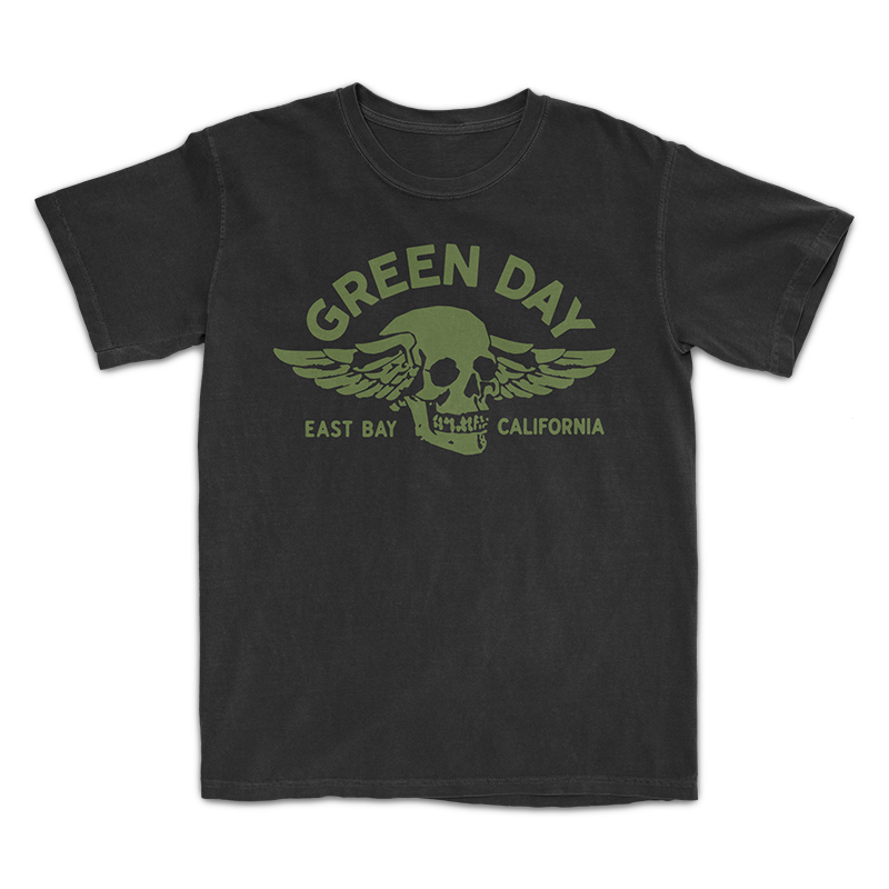 Winged Skull T-Shirt | Green Day Official Store
